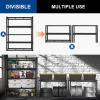 imageBILT HARD 60quot W x 24quot D Garage Shelving 3500 LBS 72quot H Storage Shelves Heavy Duty 5Tier Metal Shelving Units with Adjustable Shelf Steel Wire Utility Shelving48W x 18D