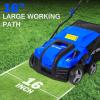 imageBILT HARD 16 Inch Dethatcher Scarifier Electric Powered 15 Amp Copper Motor 5Position Depth Adjustment 145 gal Thatch Bag 2 in 1 Walk Behind Thatch Removing Machine for Lawn16 Inch  15 Amp