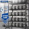 imageBILT HARD 2750LBS 48quot W x 24quot D x 72quot H Garage Shelving 5Shelf Industrial Storage Shelves Heavy Duty Metal Shelving Units with Adjustable Shelf Steel Utility Shelves Black