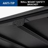 imageBILT HARD 2750LBS 48quot W x 24quot D x 72quot H Garage Shelving 5Shelf Industrial Storage Shelves Heavy Duty Metal Shelving Units with Adjustable Shelf Steel Utility Shelves Black