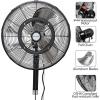 imageBILT HARD 20quot Outdoor Wall Misting Fan 3Speed High Velocity Patio Fans for Outside 80 Oscillation Waterproof Industrial Wall Mount Fan for Outdoor UL Listed