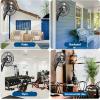 imageBILT HARD 20quot Outdoor Wall Misting Fan 3Speed High Velocity Patio Fans for Outside 80 Oscillation Waterproof Industrial Wall Mount Fan for Outdoor UL Listed