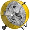 imageBILT HARD 24quot 8100 CFM High Velocity Industrial Drum Fan 3Speed Heavy Duty Metal Shop Fan for Warehouse Workshops Garage Factory and BasementYellow