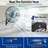 imageBILT HARD 24quot Oscillating HighVelocity Outdoor Wall Misting Fan 3Speed Patio Fans for Outside 80 Oscillation Waterproof Industrial Wall Mount Fan for Outdoor UL Listed30 inch Misting Wall Fan