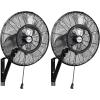 imageBILT HARD 24quot Oscillating HighVelocity Outdoor Wall Misting Fan 3Speed Patio Fans for Outside 80 Oscillation Waterproof Industrial Wall Mount Fan for Outdoor UL Listed20 inch Misting Wall Fan