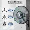 imageBILT HARD 24quot Oscillating HighVelocity Outdoor Wall Misting Fan 3Speed Patio Fans for Outside 80 Oscillation Waterproof Industrial Wall Mount Fan for Outdoor UL Listed30 inch Misting Wall Fan