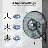 imageBILT HARD 24quot Oscillating HighVelocity Outdoor Wall Misting Fan 3Speed Patio Fans for Outside 80 Oscillation Waterproof Industrial Wall Mount Fan for Outdoor UL Listed24 inch Misting Wall Fan
