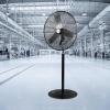 imageBILT HARD 3900 CFM 18quot High Velocity Pedestal Oscillating Fan 3Speed Heavy Duty Metal Standing Shop Fan with Aluminum Blades for Commercial Residential and Garage UL Listed 2 Pack24 inch