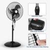 imageBILT HARD 3900 CFM 18quot High Velocity Pedestal Oscillating Fan 3Speed Heavy Duty Metal Standing Shop Fan with Aluminum Blades for Commercial Residential and Garage UL Listed 2 Pack18 inch