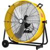 imageBILT HARD 24quot 8100 CFM High Velocity Industrial Drum Fan 3Speed Heavy Duty Metal Shop Fan for Warehouse Workshops Garage Factory and BasementYellow