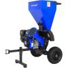 imageBILT HARD Wood Chipper with Tow Hitch  75 HP 224cc Gas Powered Shredder Towable 3 in 1 MultiFunction Heavy Duty 3quot Max Wood Diameter Capacity with Collection Bag224cc