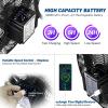 imageBILT HARD 16 Inch Rechargeable Battery Operated Outdoor Floor Fan 15600mAh Battery Powered High Velocity Portable Fan with Metal Blade USB Output for Travel Camping Backyard16 inch Rechargeable Battery Fan