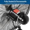 imageBILT HARD 5400 CFM 20 in Outdoor Wall Mount Fan 3Speed Waterproof Wall Fan Industrial Grade High Velocity Outdoor Fans for Patio Commercial Garage and Gazebo Use UL Listed Black24 inch