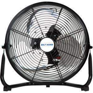 imageBILT HARD 12 Inch Battery Operated Outdoor Portable Misting Fan Rechargeable Portable Floor Fan with 15600mAh Detachable Battery for Outside12 inch Floor Fan