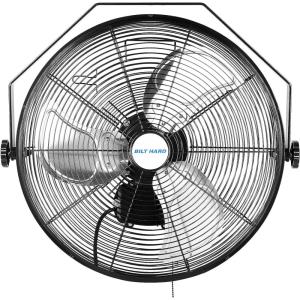 imageBILT HARD 5400 CFM 20 in Outdoor Wall Mount Fan 3Speed Waterproof Wall Fan Industrial Grade High Velocity Outdoor Fans for Patio Commercial Garage and Gazebo Use UL Listed Black20 inch
