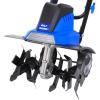 imageBILT HARD 14quot 10Amp Electric Garden Tiller  4 Steel Tines Tiller Cultivator with Foldable Handle ampamp Adjustable Wheels for Soil Cultivation Weeding Portable Gardening16 Inch  135 Amp