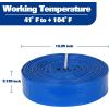 imageBILT HARD 2 in x 50 ft Discharge Hose Kit Heavy Duty Water Pump Hose Pool Backwash Hose PVC Lay Flat