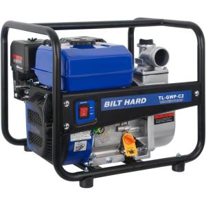 imageBILT HARD SemiTrash Water Pump 2 inch 158 GPM 7HP 212cc Gas Powered Water Transfer Pump