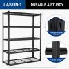 imageBILT HARD 3500 LBS 60quot W x 18quot D Garage Shelving 72quot H Heavy Duty Storage Shelves Metal Wire Utility Shelving Units with Adjustable Shelf Ideal for Garage BlackWire 60W x 18D