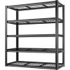imageBILT HARD 3500 LBS 60quot W x 18quot D Garage Shelving 72quot H Heavy Duty Storage Shelves Metal Wire Utility Shelving Units with Adjustable Shelf Ideal for Garage BlackWire 48W x 18D