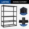 imageBILT HARD 3500 LBS 60quot W x 18quot D Garage Shelving 72quot H Heavy Duty Storage Shelves Metal Wire Utility Shelving Units with Adjustable Shelf Ideal for Garage BlackWire 36W x 18D