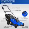 imageBILT HARD 40V 17quot Brushless Cordless Lawn Mower 2in1 Electric Lawn Mower Push Lawnmower with 6Position Height Adjustment 2 x 40Ah Batteries ampamp Dual Charger Included17 2 x 40Ah