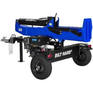 imageBILT HARD 35Ton HorizontalVertical Gas Powered Hydraulic Full Beam Log Splitter with 301cc OHV Engine 2quot Ball Coupler 16quot DOT Tires 2 Stage Gear Pump Firewood Splitting Wood Machine Auto Return35Ton