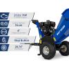 imageBILT HARD 4Inch 212cc 7HP Gas Powered Drum Wood Chipper with 2 Coupler Tow Hitch Towable Wood Chipper Leaf Branch Shredder Mulcher with Towbar Emergency Stop Button
