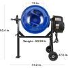 imageBILT HARD Electric Cement Mixer 4 Cubic Ft 550W Portable Concrete Mixer Machine Wheelbarrow Cement Mixing Tools for Stucco4 Cubic Ft Mixer
