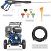 imageBILT HARD 3500 PSI 25 GPM Gas Pressure Washer 224cc 4Cycle Engine Heavy Duty Gas Power Pressure Washer with Spray Gun and Wand 5 Quick Connect Nozzle Tips 35quot25 Hose 49State4000 PSI  302cc