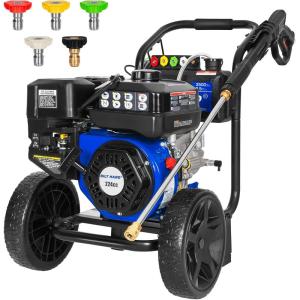 imageBILT HARD 3500 PSI 25 GPM Gas Pressure Washer 224cc 4Cycle Engine Heavy Duty Gas Power Pressure Washer with Spray Gun and Wand 5 Quick Connect Nozzle Tips 35quot25 Hose 49State3500 PSI  224cc