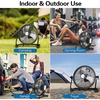 image:imageBILT HARD 12 Rechargeable Battery Operated Outdoor Floor Fan 15600mAh Battery Powered High Velocity Portable Fan with Metal Blade USB Output for Camping Travel Backyard Run All Day12 inch Rechargeable Battery Fan