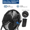 image:imageBILT HARD 12 Rechargeable Battery Operated Outdoor Floor Fan 15600mAh Battery Powered High Velocity Portable Fan with Metal Blade USB Output for Camping Travel Backyard Run All Day16 inch Battery Fan with Misting