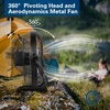 image:imageBILT HARD 12 Rechargeable Battery Operated Outdoor Floor Fan 15600mAh Battery Powered High Velocity Portable Fan with Metal Blade USB Output for Camping Travel Backyard Run All Day16 inch