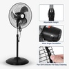 image:imageBILT HARD 18 High Velocity Pedestal Fan with 3Speed Setting 3900 CFM Heavy Duty Oscillating Metal Stand Fan with Aluminum Blades for Residential Commercial and Garage