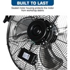 image:imageBILT HARD 18 in Wall Mounted Outdoor Fan 4150 CFM 3Speed Heavy Duty Industrial Outdoor Weatherproof Fan for Commercial Patio Garage and Gazebo20 inch
