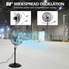 image:imageBILT HARD 20 HighVelocity Industrial Pedestal Fan with 3 Speeds 5200 CFM Oscillating Stand Fan Heavy Duty Metal Stand Fan for Commercial Warehouse Garage Use