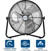 image:imageBILT HARD 20 Inch Heavy Duty Floor Fan with 3 Speeds 4650 CFM High Velocity Industrial Shop Fan with WallMounting System for Garage Commercial and Greenhouse