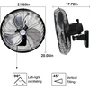image:imageBILT HARD 20 in Wall Mounted Outdoor Fan with 4750 CFM 3Speed Heavy Duty Industrial Outdoor Weatherproof Fan for Commercial Garage Patio and Gazebo20 inch Outdoor Fan