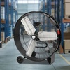 image:imageBILT HARD 24 8100 CFM High Velocity Drum Fan 3 Speeds Heavy Duty Tilt Metal Floor Shop Fan Commercial Industrial Use for Garage Factory Warehouse BlackBlack