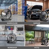 image:imageBILT HARD 24 8100 CFM High Velocity Drum Fan 3 Speeds Heavy Duty Tilt Metal Floor Shop Fan Commercial Industrial Use for Garage Factory Warehouse BlackBlack