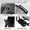 image:imageBILT HARD 24 8100 CFM High Velocity Drum Fan 3 Speeds Heavy Duty Tilt Metal Floor Shop Fan Commercial Industrial Use for Garage Factory Warehouse BlackBlack