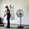 image:imageBILT HARD 3850 CFM 18 High Velocity Pedestal Oscillating Fan 3Speed Industrial Standing Fan with Aluminum Blades Heavy Duty Metal Shop Fan for Commercial Residential and Garage 2 Pack20 in