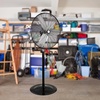 image:imageBILT HARD 3850 CFM 18 High Velocity Pedestal Oscillating Fan 3Speed Industrial Standing Fan with Aluminum Blades Heavy Duty Metal Shop Fan for Commercial Residential and Garage 2 Pack30 in