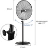 image:imageBILT HARD 8900 CFM 30 HighVelocity Industrial Pedestal Fan 3Speed Heavy Duty Industrial Standing Fan with Metal Aluminum Blades and Adjustable Height Idea for Commercial Shop and Garage 2 Pack