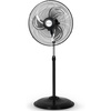 image:imageBILT HARD 18 High Velocity Pedestal Fan with 3Speed Setting 3900 CFM Heavy Duty Oscillating Metal Stand Fan with Aluminum Blades for Residential Commercial and Garage