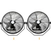 image:imageBILT HARD 18 in Wall Mounted Outdoor Fan 4150 CFM 3Speed Heavy Duty Industrial Outdoor Weatherproof Fan for Commercial Patio Garage and Gazebo18 inch