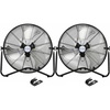 image:imageBILT HARD 20 Inch Heavy Duty Floor Fan  4650 CFM High Velocity 3Speed with WallMounting System Industrial Shop Fan for Commercial Garage and Greenhouse20 inch
