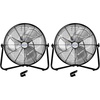image:imageBILT HARD 20 Inch Heavy Duty Floor Fan with 3 Speeds 4650 CFM High Velocity Industrial Shop Fan with WallMounting System for Garage Commercial and Greenhouse