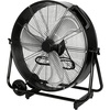 image:imageBILT HARD 24 8100 CFM High Velocity Industrial Drum Fan 3 Speed Heavy Duty Tilt Metal Shop Fan Ideal for Garage Warehouse Factory and Commercial Use Black